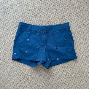 New! J.Crew Nautical Buoy Shorts Sz 2 Blue